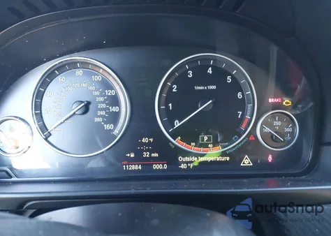 2013 BMW 550 I z USA, uszkodzony, nr VIN WBAFR9C55DDX79631